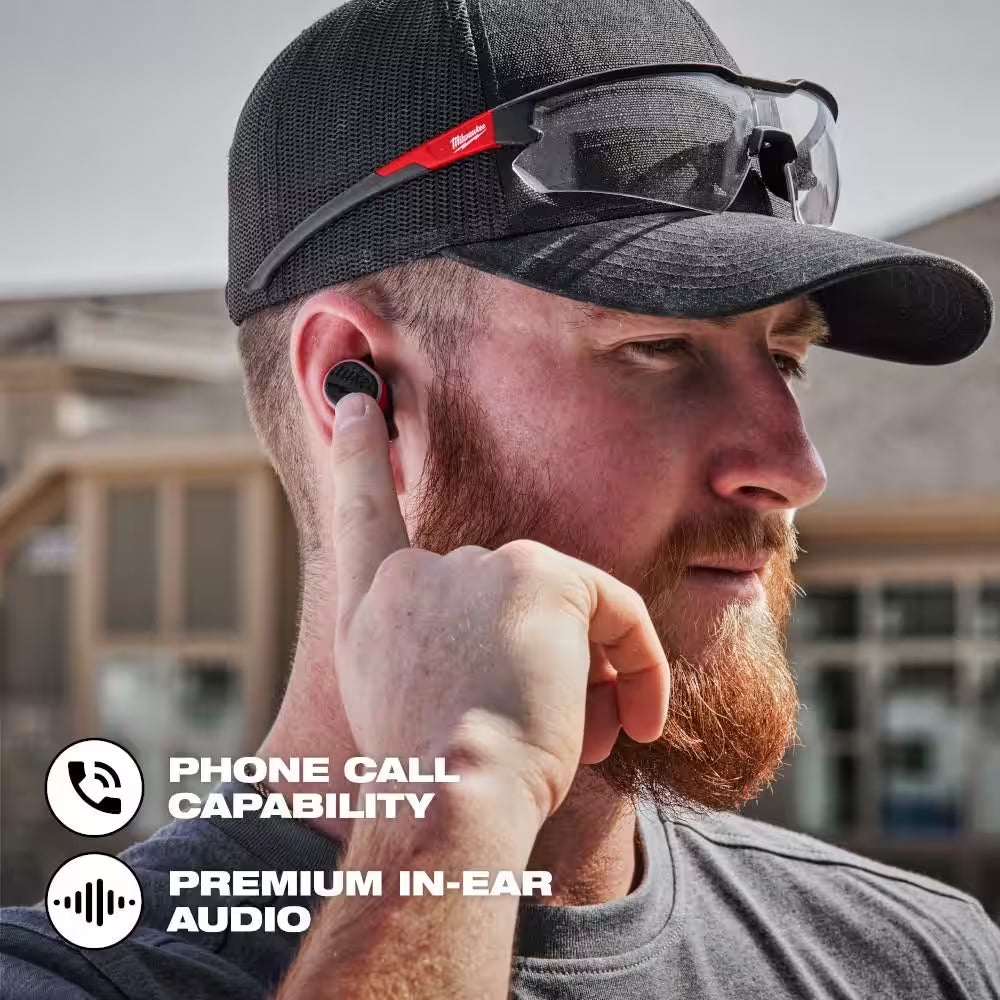 Ultimate REDLITHIUM USB Bluetooth Jobsite Earbuds - Unmatched Sound & Convenience!