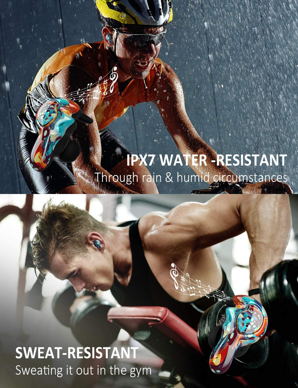 U-King's Splash-Worthy Wireless Earbuds: The 120-Hour Party in Your Ears That Can Swim!