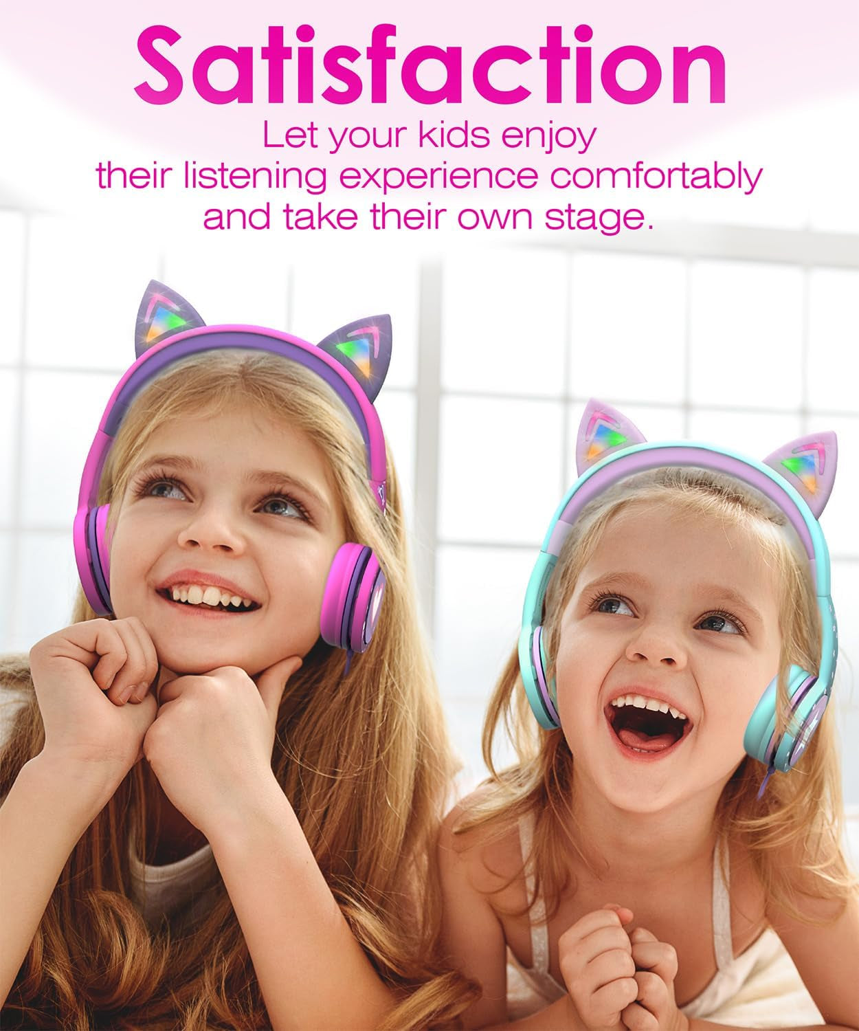 Purr-fectly Safe Cat Ear Headphones for Tiny Tech Whiskers – Feline Fun Fighters!