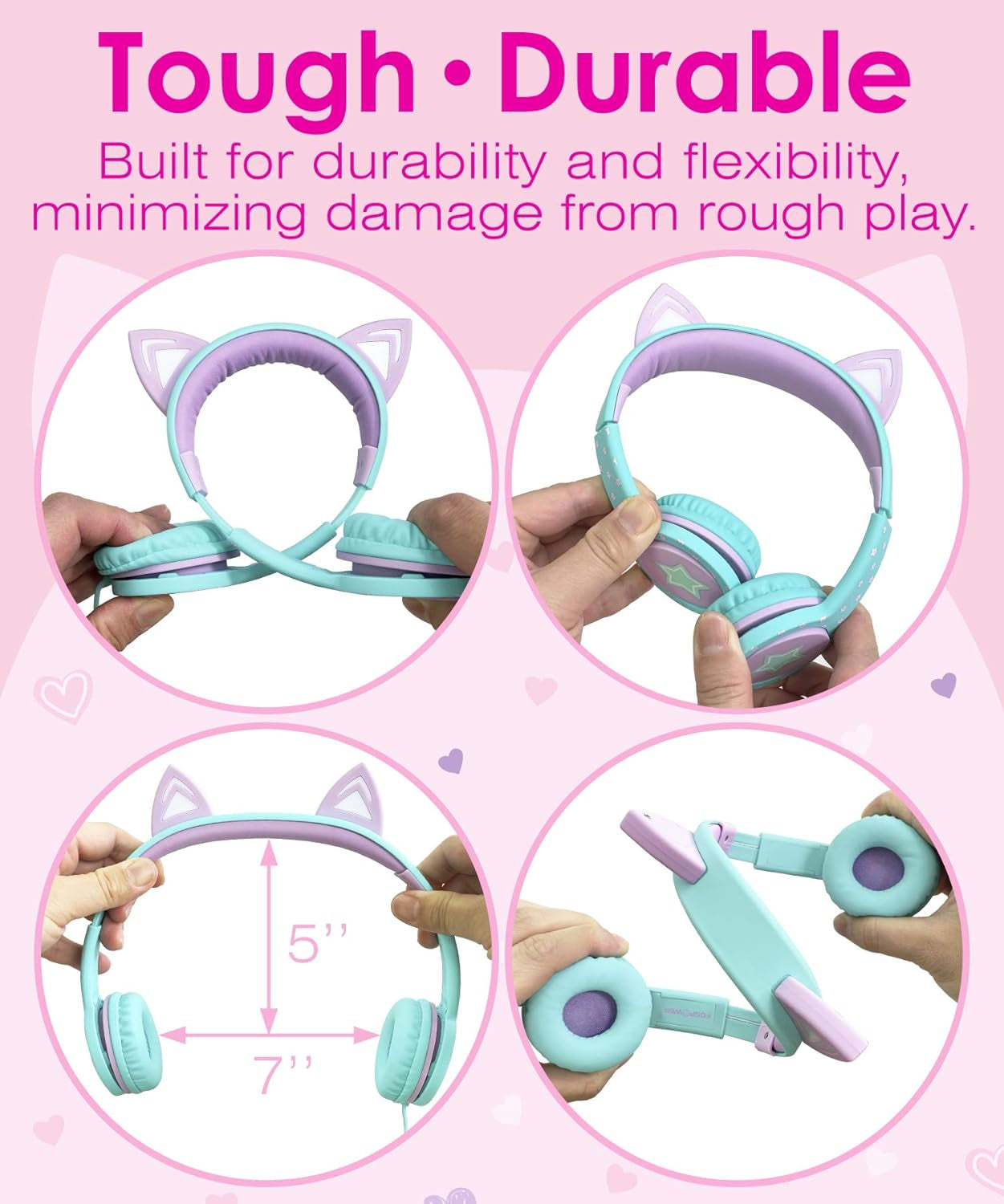 Purr-fectly Safe Cat Ear Headphones for Tiny Tech Whiskers – Feline Fun Fighters!