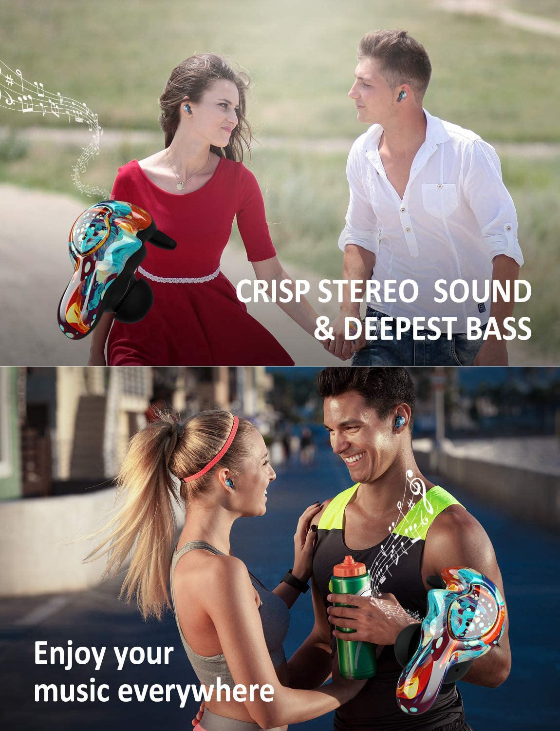 U-King's Splash-Worthy Wireless Earbuds: The 120-Hour Party in Your Ears That Can Swim!
